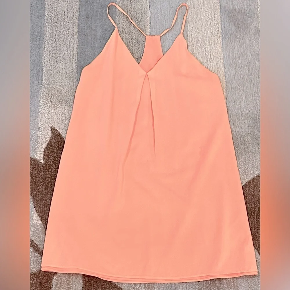 REVOLVE | Alice + Olivia Sleeveless Fierra Mini Cami Dress in Coral